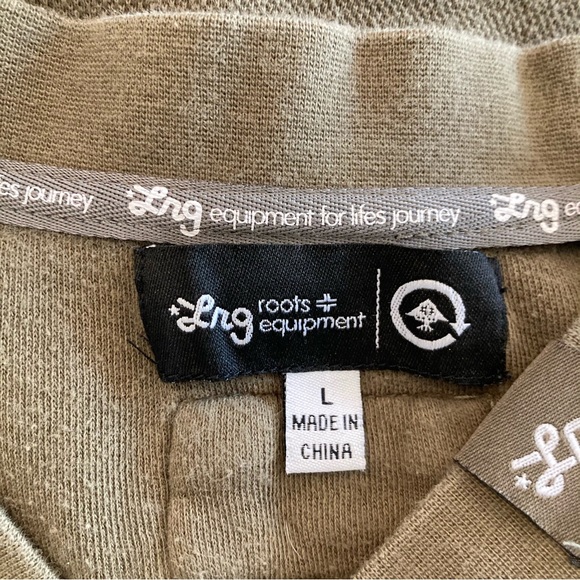 [LRG] Tanzanita Rasta Button Down 420 Embroidery Cotton Cardigan Sweater size L - Picture 11 of 13